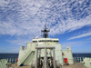 rippled clouds above r/v atlantis