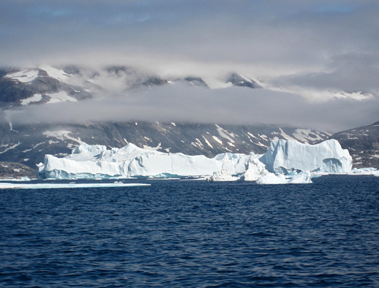 fjords off Greenland