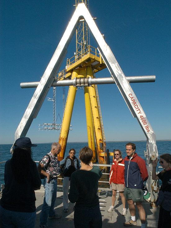 ocean science journalism fellows on tioga