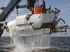alvin being hoisted