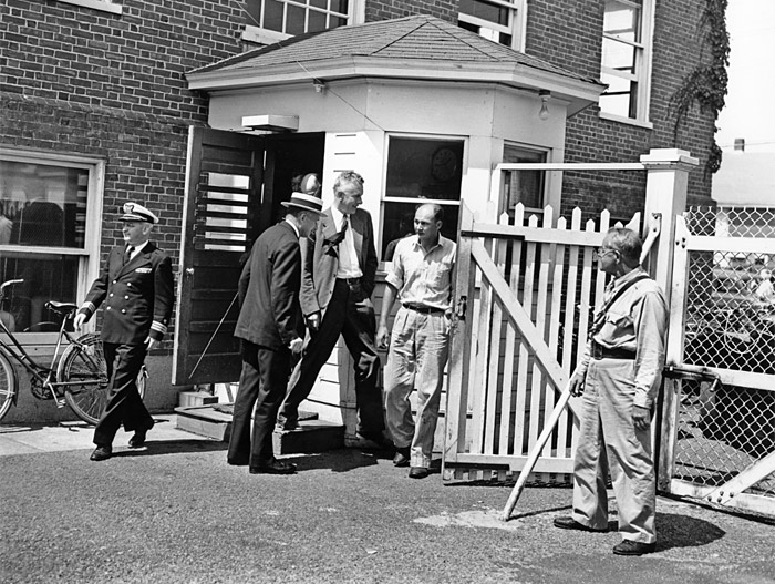 security gate installed during World War II