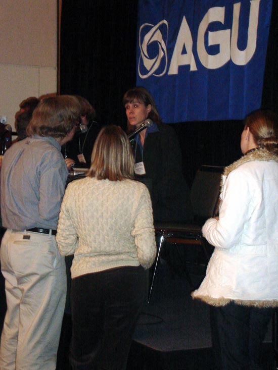 Candace Major speaks at press conference