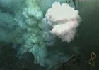 Jason prepares to sample the eruption plume