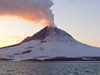 Mt. Augustine, Homer Alaska at sunset.