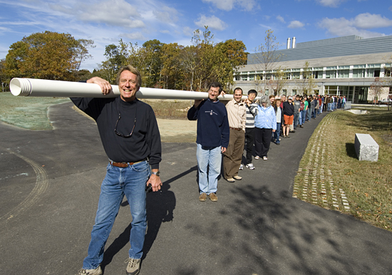 Jim Broda and his long core