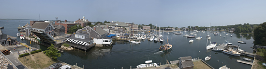 woods hole panorama