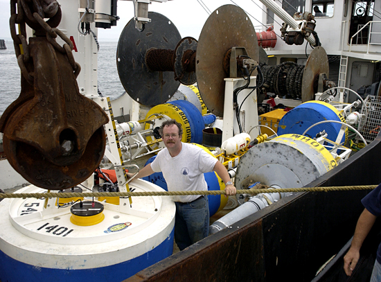 P.O. Department Chair Bob Weller onboard the F/V Nobska