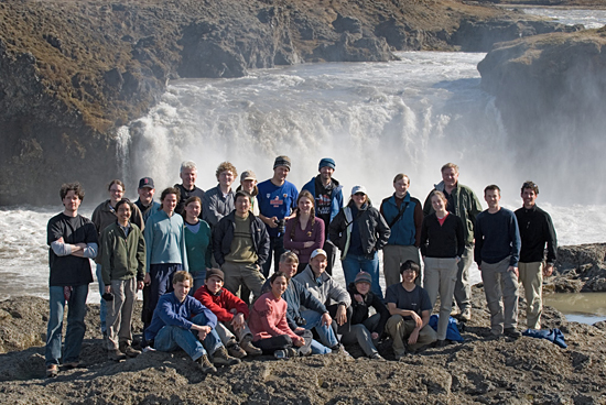 Geodynamics field trip to Iceland, June 2006.