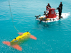 Sentry meets Alvin during testing off Bermuda.