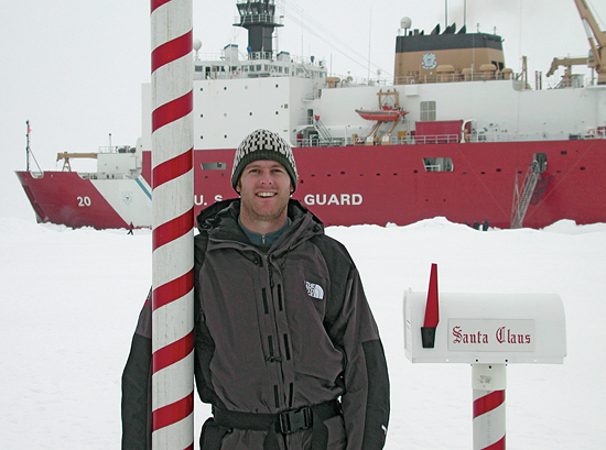 Jeff Standish, a recent graduate of the MIT/WHOI joint graduate program in oceanography