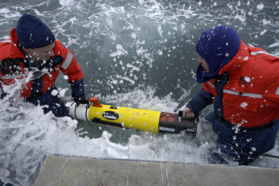 launching REMUS off Tioga