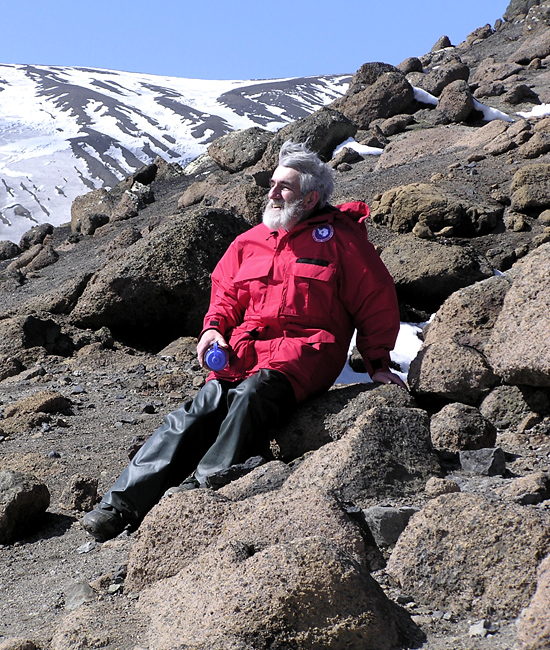 Rudy Scheltema at Deception Island.