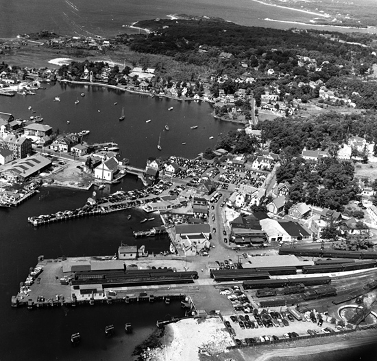 woods hole village, circa 1948