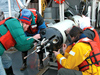 People working on the high-resolution profiler.