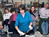 Meg Tivey with high school science teachers
