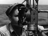 Reading a current meter onboard R/V Atlantis, circa 1931.