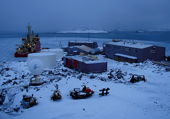 The icebreaker Laurence M. Gould at Palmer Station