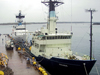 R/V Oceanus and R/V Endeavor together at Iselin Pier