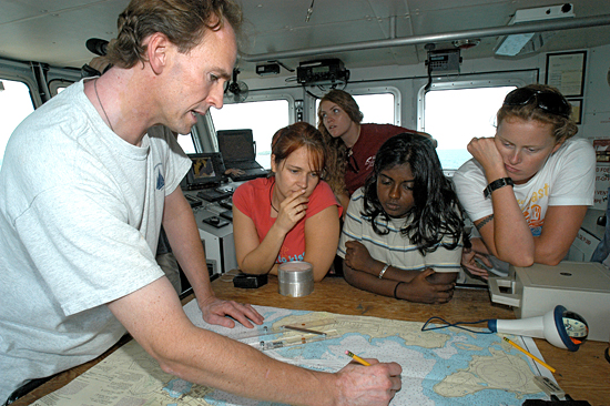 Summer Student Fellows learn navigational techniques