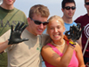 Summer Student Fellows onboard R/V Tioga.