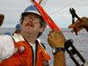 Weller working the STRATUS mooring recovery off Chile.