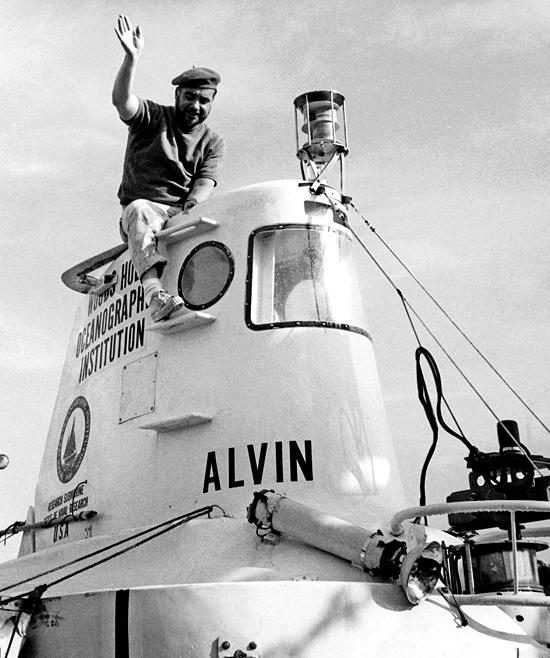 Alvin pilot Val Wilson, circa 1966.