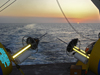 Sunset off of RV Revelle in Bahamas, 4/19/2008.