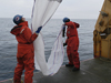 Carin Ashjian and Marine Science Technician Daniel Gaona.