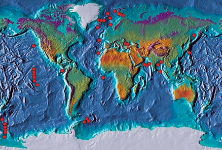 Location of Sediment Traps