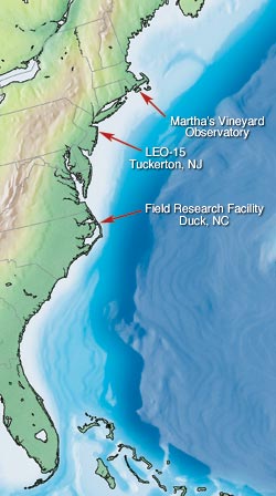 three observatories on east coast