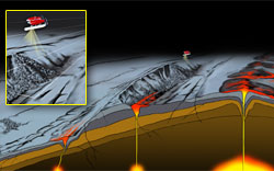 lava paved seafloor