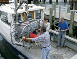 New robotic technologies and cutting-edge instruments—such as the plankton-observing FlowCytobot—are tested at MVCO before heading off to projects in other regions.
