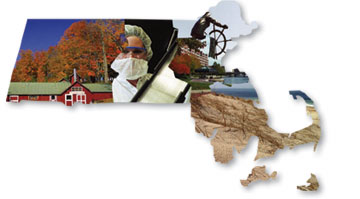 Map of Commonwealth of Massachusetts