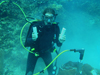 Coral core drilling