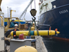 Remus 12.75 is loaded onto the Knorr back in 2004.
