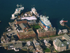3 ships at dock