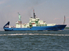 R/V Atlantis passing the statue of liberty in NY Harbor.