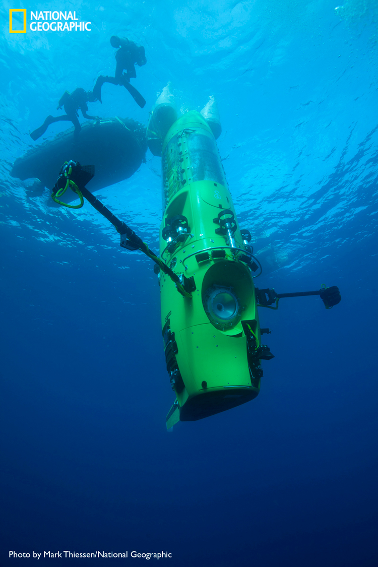 James Cameron dona a la ciencia el batiscafo con el que bajó a la Fosa de  las Marianas