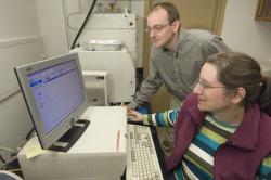 Benjamin Van Mooy with colleague Helen Fredricks