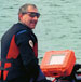 Steve Elgar and Britt Raubenheimer refueling during a Navy-sponsored project to map the seafloor.