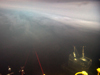 swirly white material at top of halocline on a DHAB in the Mediterranean, shot by ROV Jason