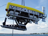 Nereus HROV undergoing dock testing.