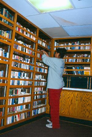 Dierdre Gibson in Ship's Library