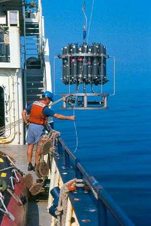 Erich Horgan Deploying CTD Array