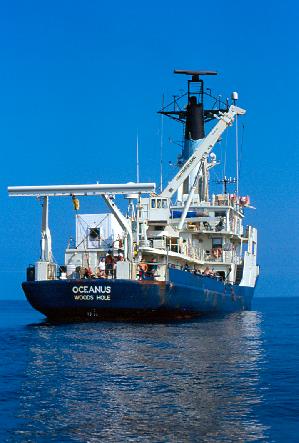 R/V Oceanus in Calm Seas