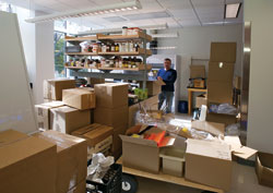 Marine chemist Dan Repeta and other researchers began moving into their new labs this fall.