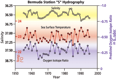 Bermuda Station S hydrography