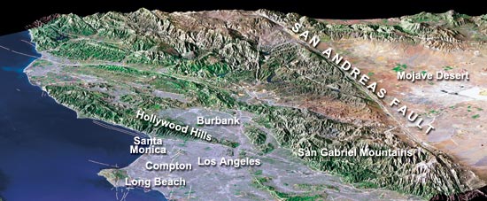 A satellite image
