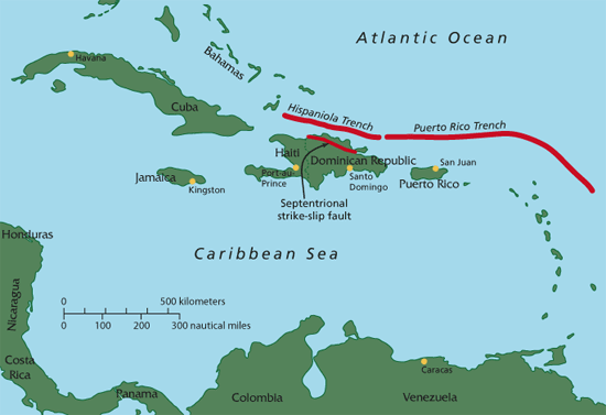 CARIBBEAN QUAKE AND TSUNAMI RISKS