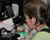 Deana Erdner examines water samples